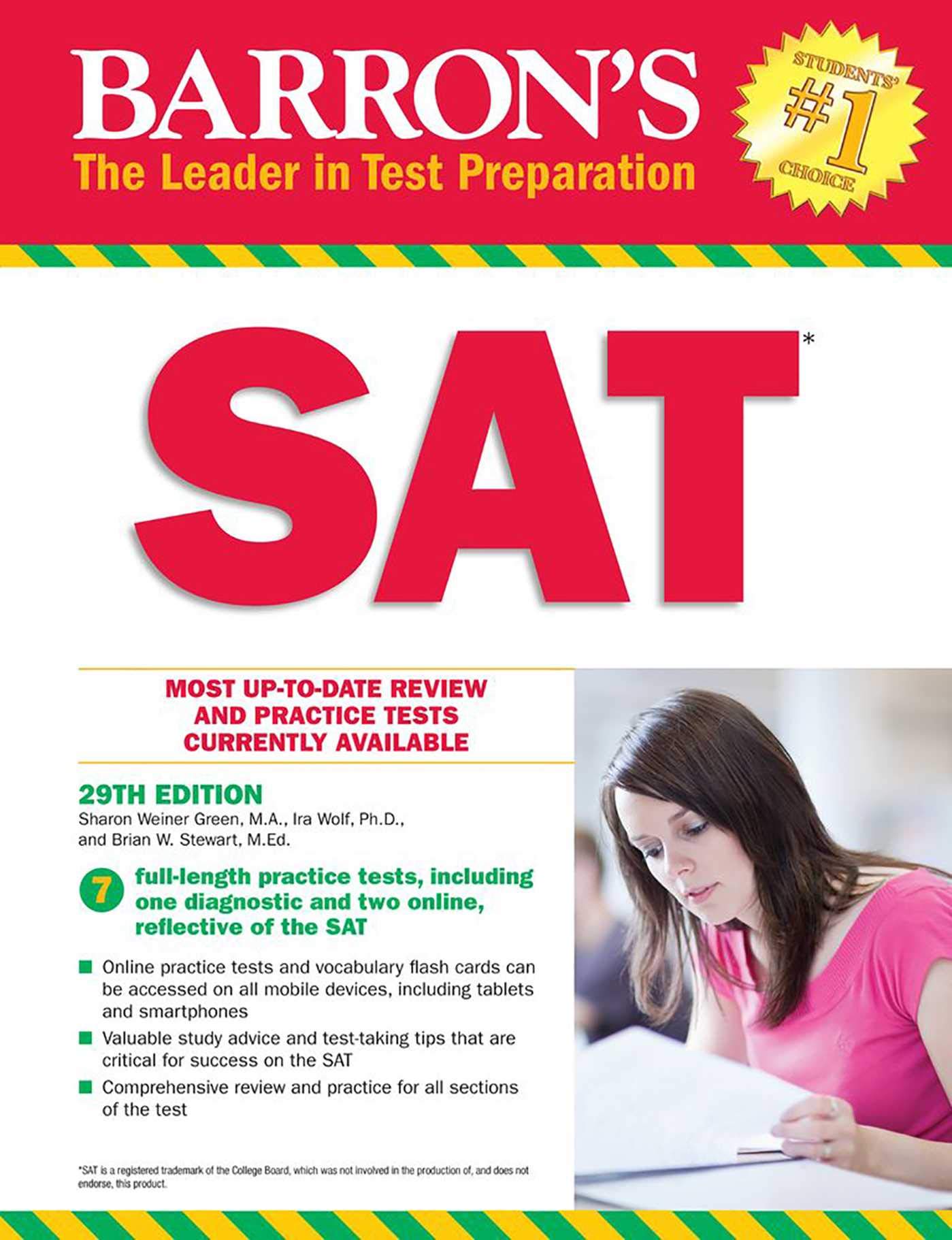 Barron's SAT with Online Tests 